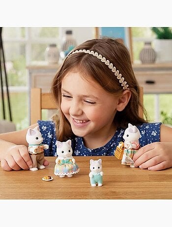 Sylvanian families 5738 - la famille chat latté