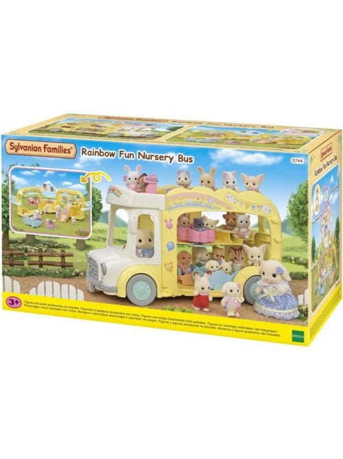 Sylvanian families 5744 - le bus et sa cour de récréation - Kiabi