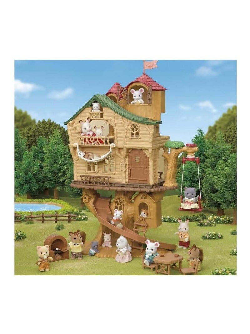 Sylvanian Families : La cabane dans les arbres Multicolore - Kiabi