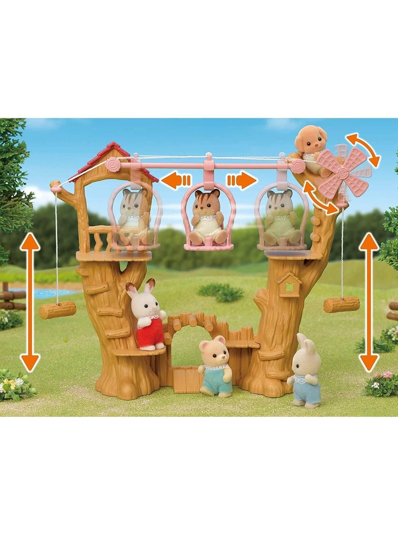 Sylvanian Families : La tyrolienne des bébés Beige - Kiabi