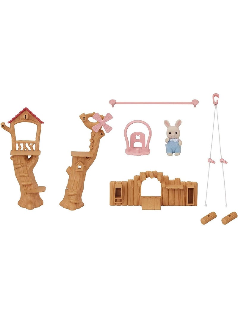 Sylvanian Families : La tyrolienne des bébés Beige - Kiabi