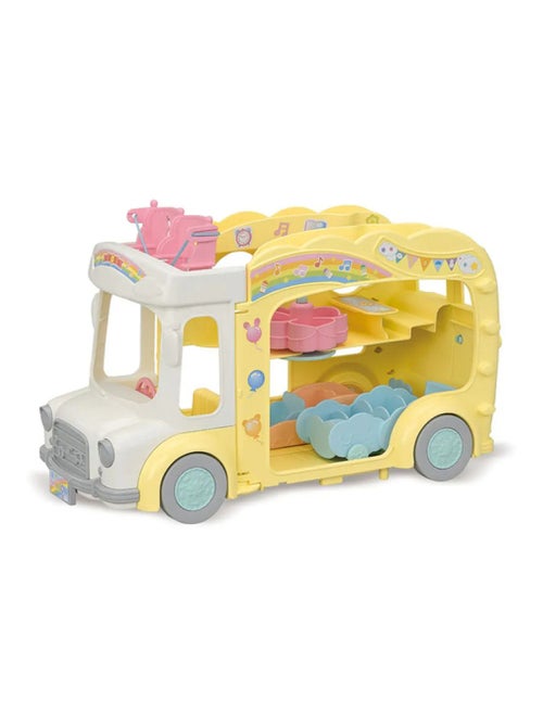 'Sylvanian Families' Le bus et sa cour de recreation - Kiabi