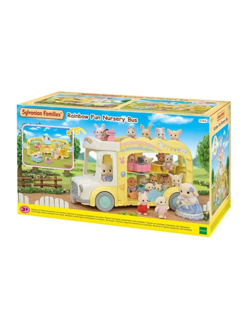'Sylvanian Families' Le bus et sa cour de recreation - Kiabi