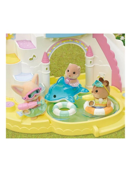 'Sylvanian Families' Le trio des bebes a la piscine - 5749 - Kiabi