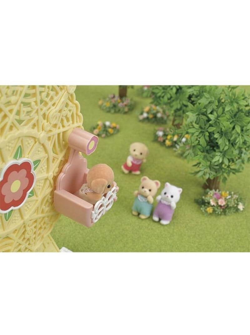 Sylvanian Family 5333 : La grande roue et Milo le bébé caniche Jaune - Kiabi
