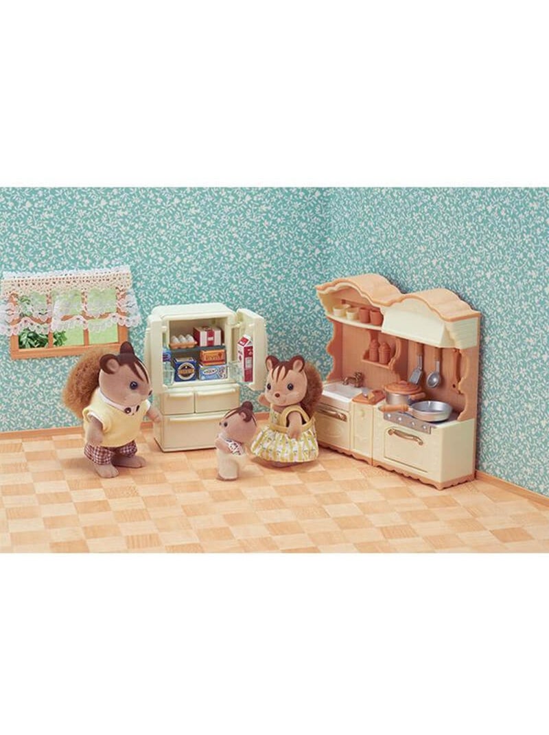Sylvanian Family 5341 : La cuisine aménagée Beige - Kiabi