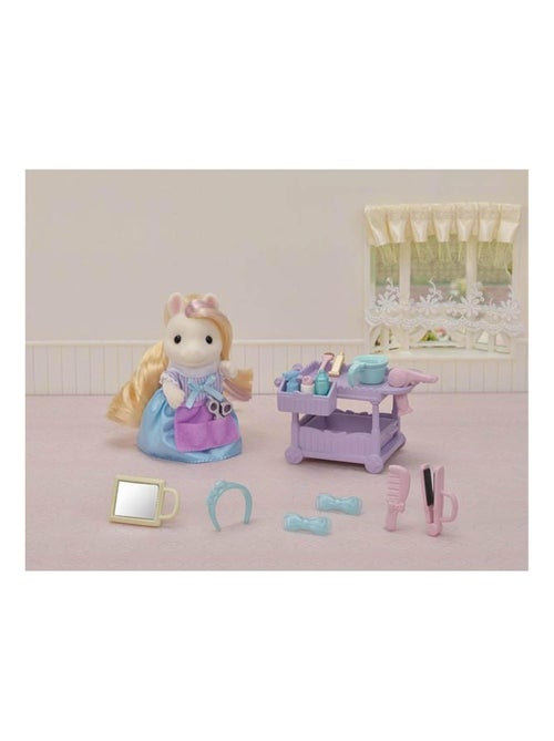 Sylvanian Family 5644 : La maman poney et son kit de coiffure - Kiabi