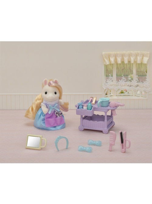 Sylvanian Family 5644 : La maman poney et son kit de coiffure - Kiabi