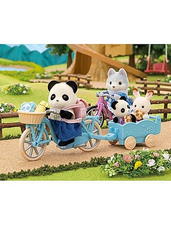 Sylvanian Family 5652 : La fille panda, son vélo et sa remorque