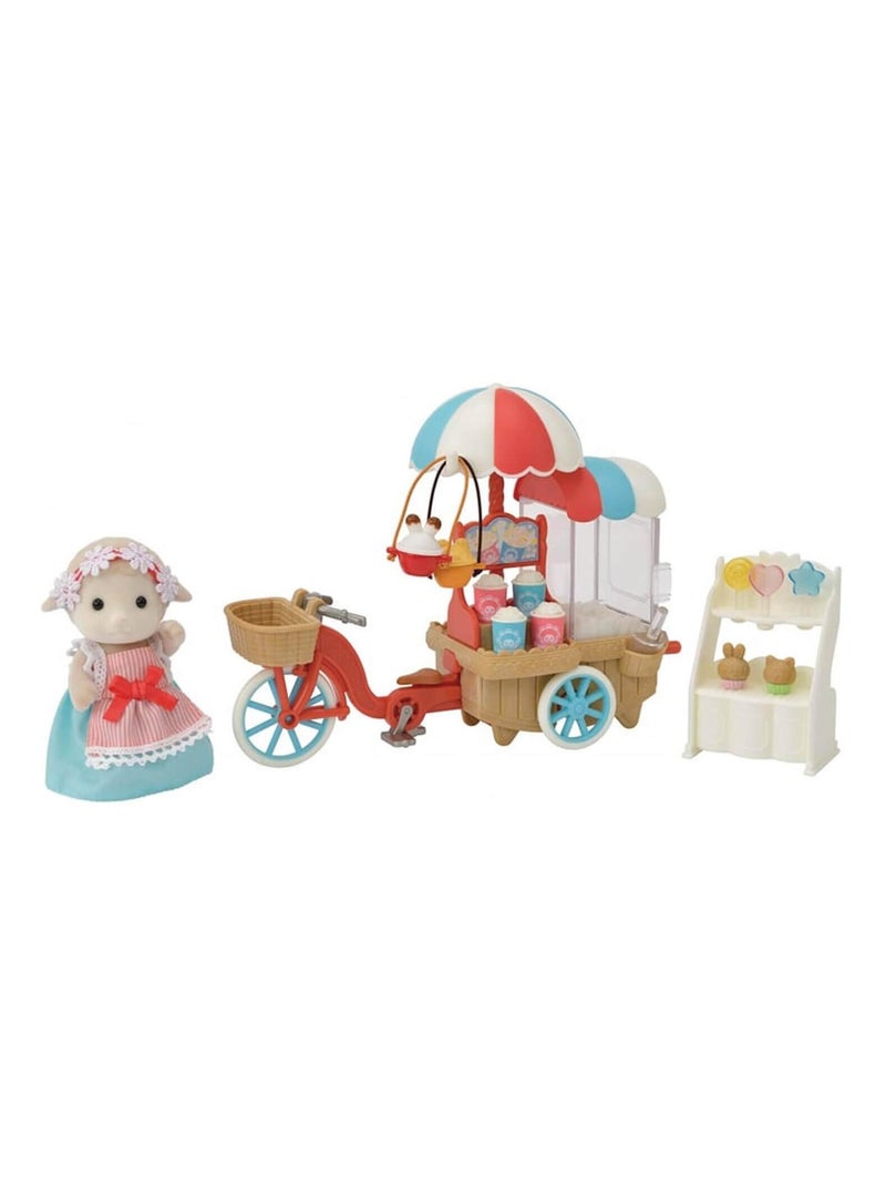 Sylvanian Family 5653 : La maman mouton et son stand de popcorn Multicolore - Kiabi