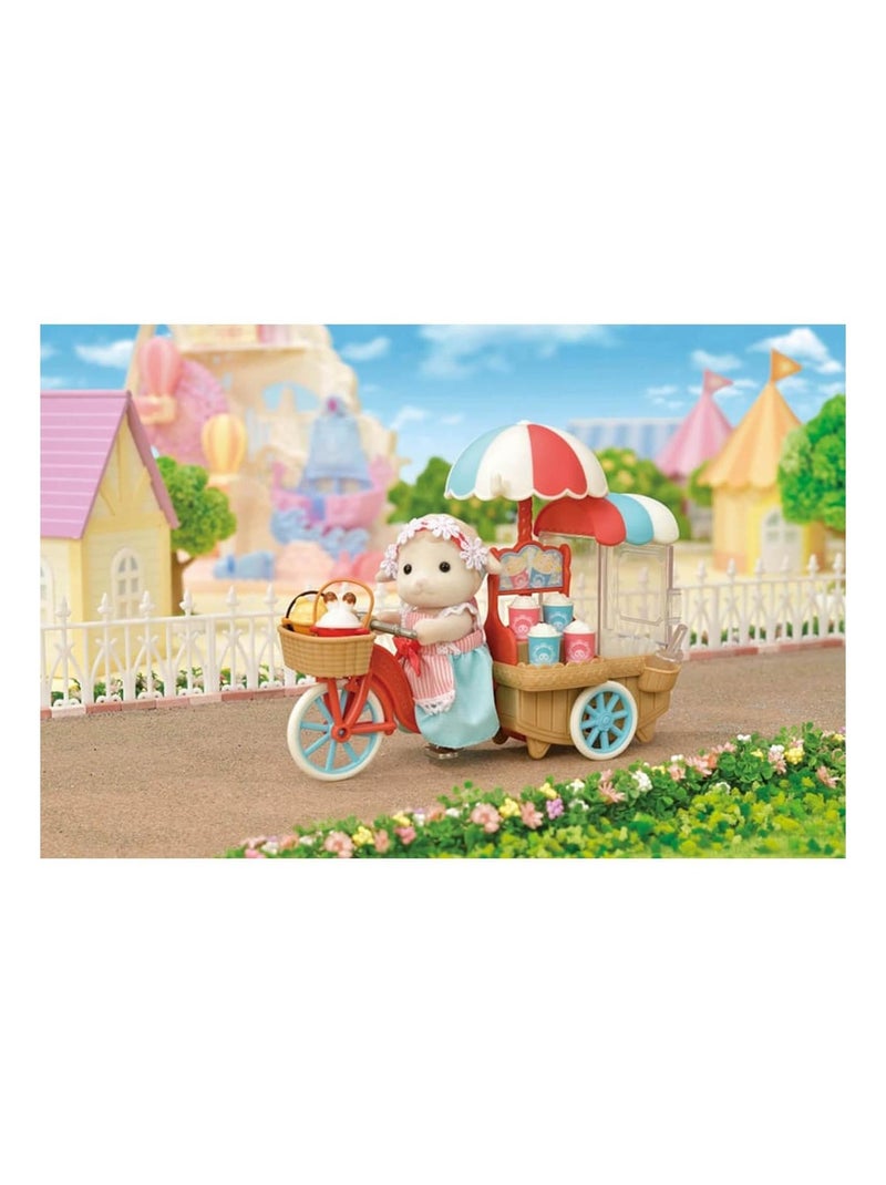 Sylvanian Family 5653 : La maman mouton et son stand de popcorn Multicolore - Kiabi