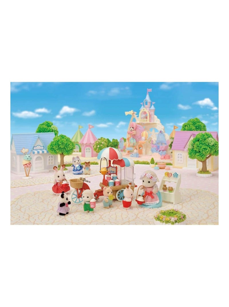 Sylvanian Family 5653 : La maman mouton et son stand de popcorn Multicolore - Kiabi