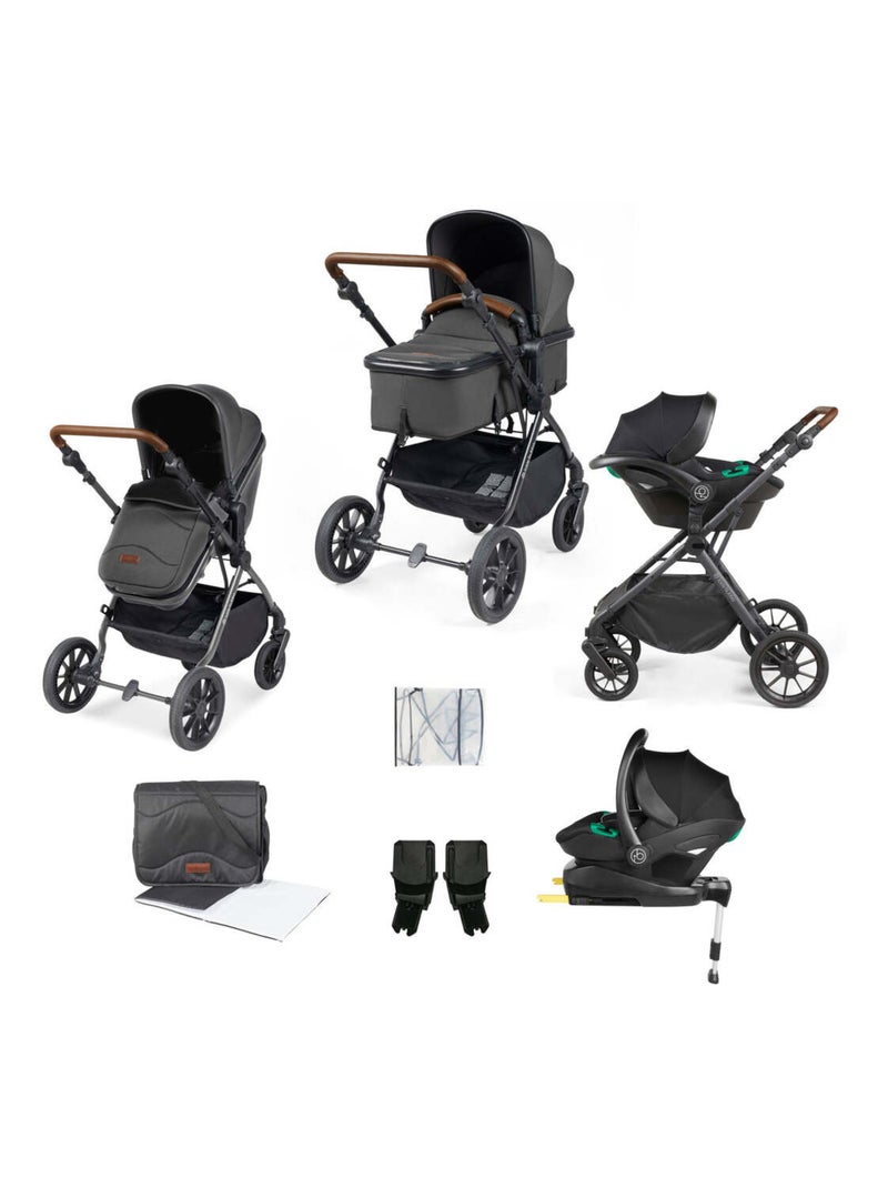 Système de voyage Cosmo tout-en-un i-Size et base ISOFIX Gris - Kiabi