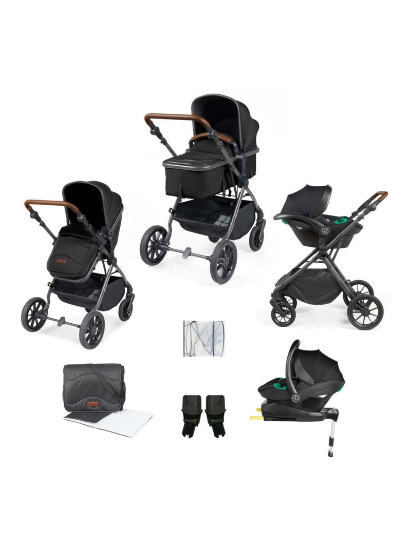 Système de voyage Cosmo tout-en-un i-Size et base ISOFIX Noir - Kiabi