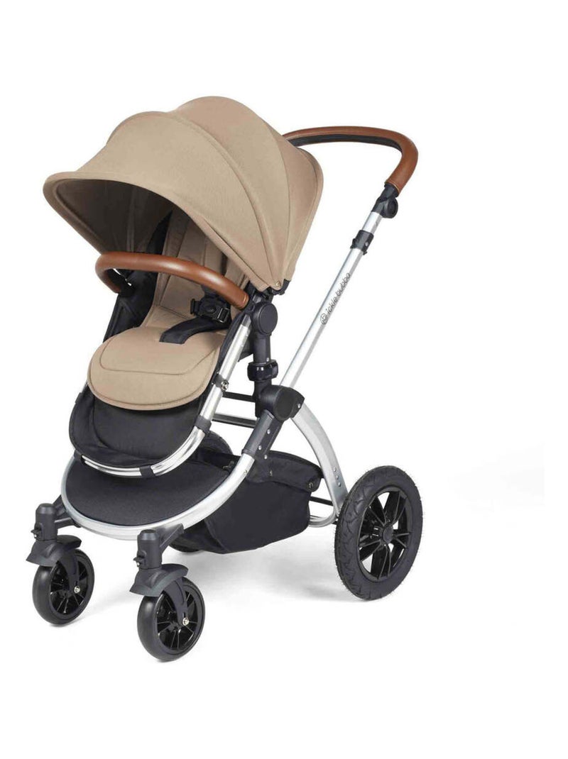 Système de voyage tout-en-un Stomp Luxe Cirrus i-Size avec base ISOFIX (Argent/Désert/Tan) Beige - Kiabi