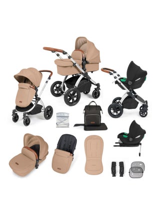 Système de voyage tout-en-un Stomp Luxe Cirrus i-Size avec base ISOFIX