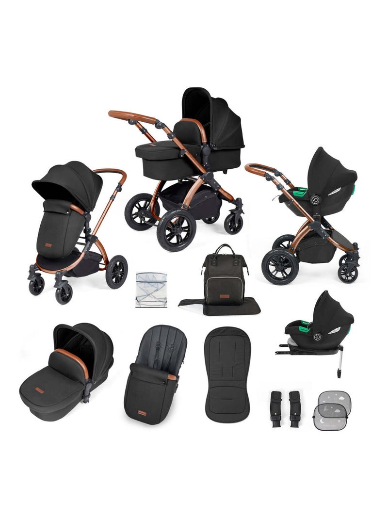 Système de voyage tout-en-un Stomp Luxe Cirrus i-Size avec base ISOFIX (Bronze/Noir/Marron Clair) Marron - Kiabi