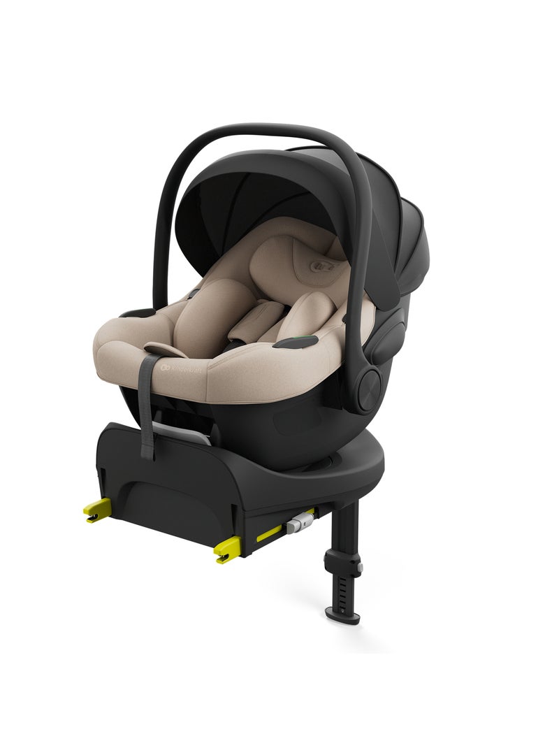 Système Modulaire Kinderkraft ENDURA SAFE avec Base ISOFIX 360°, Coque I-LITE et Siège I-FIX Beige - Kiabi