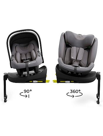 Système Modulaire Kinderkraft ENDURA SAFE avec Base ISOFIX 360°, Coque I-LITE et Siège I-FIX