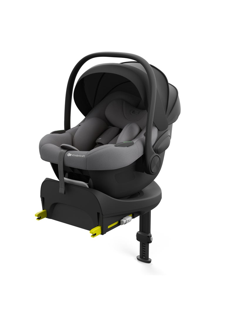 Système Modulaire Kinderkraft ENDURA SAFE avec Base ISOFIX 360°, Coque I-LITE et Siège I-FIX Gris - Kiabi