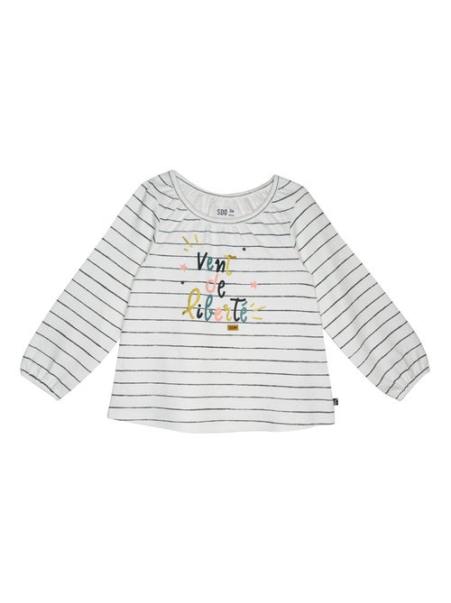 T- SHIRT FALGA MESSAGE IRISÉ - Kiabi