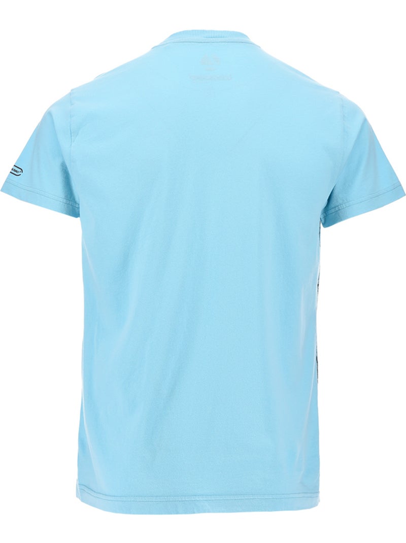 T-shirt -   - Longboard Bleu - Kiabi