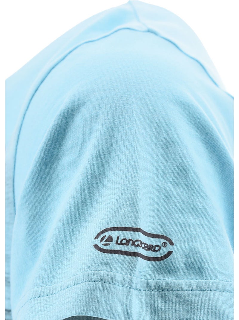 T-shirt -   - Longboard Bleu - Kiabi