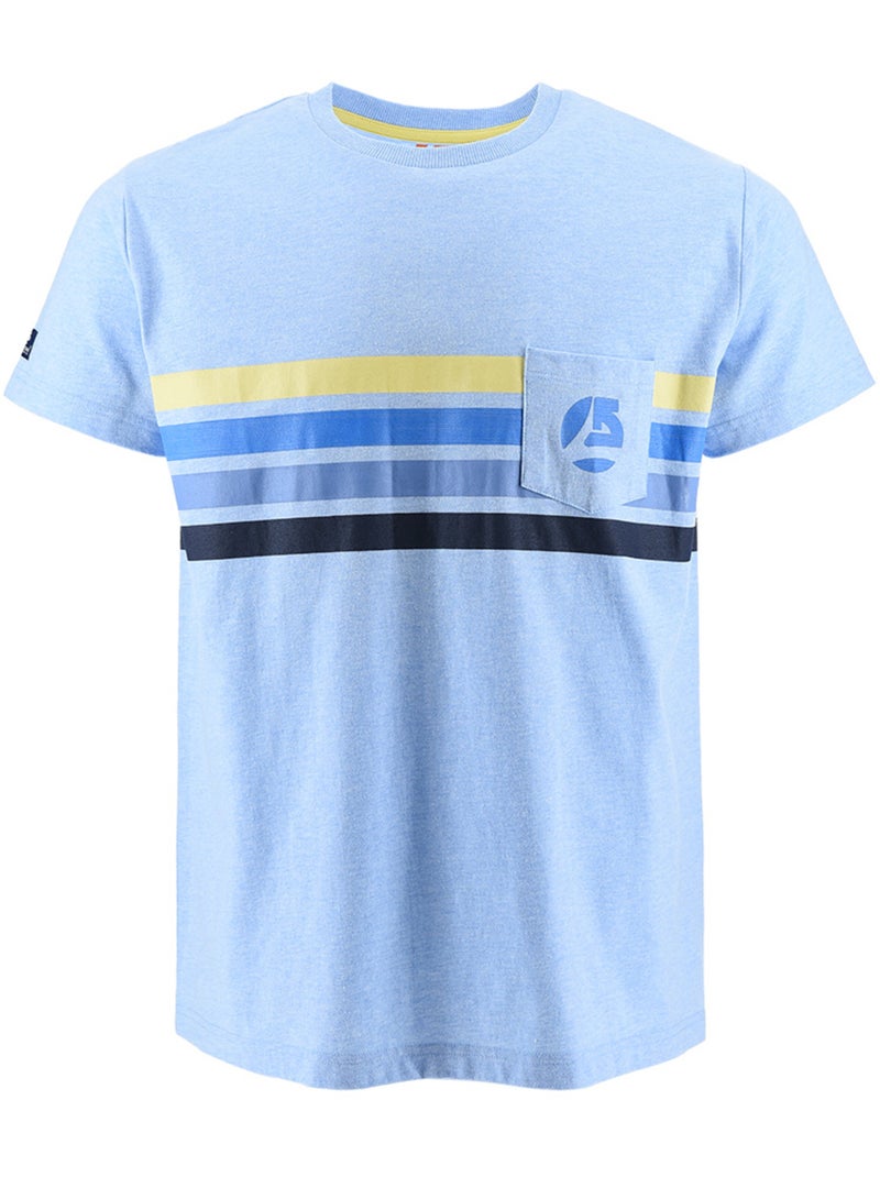T-shirt -   - Longboard Bleu - Kiabi