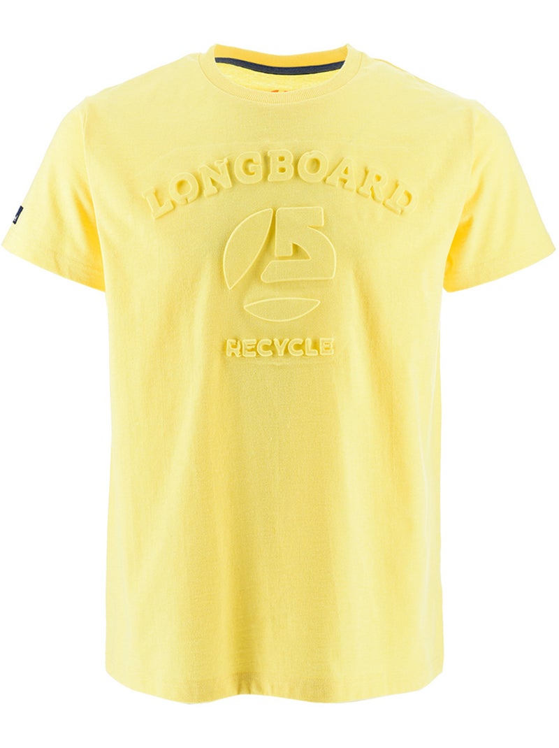T-shirt -   - Longboard Jaune - Kiabi