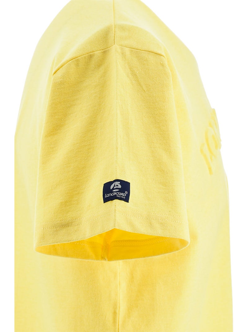 T-shirt -   - Longboard Jaune - Kiabi