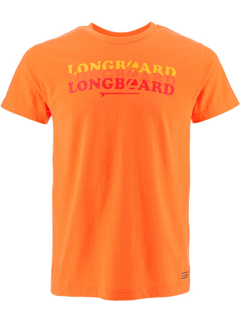 T-shirt -   - Longboard Orange - Kiabi