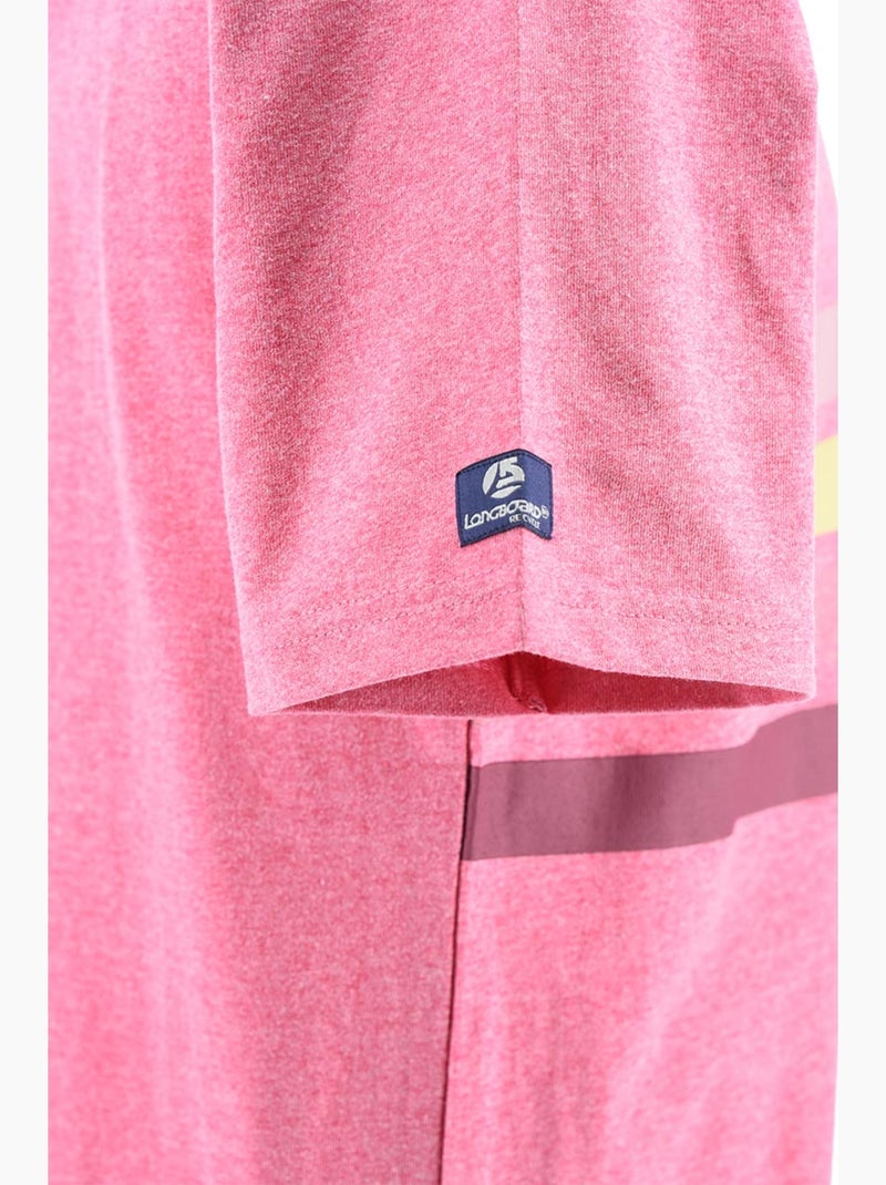T-shirt -   - Longboard Rose - Kiabi