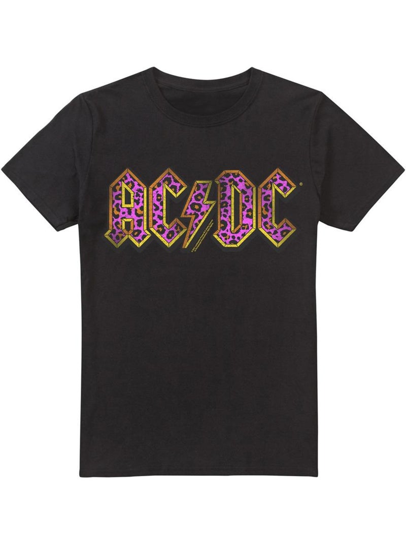 T-shirt - ac/dc Noir - Kiabi