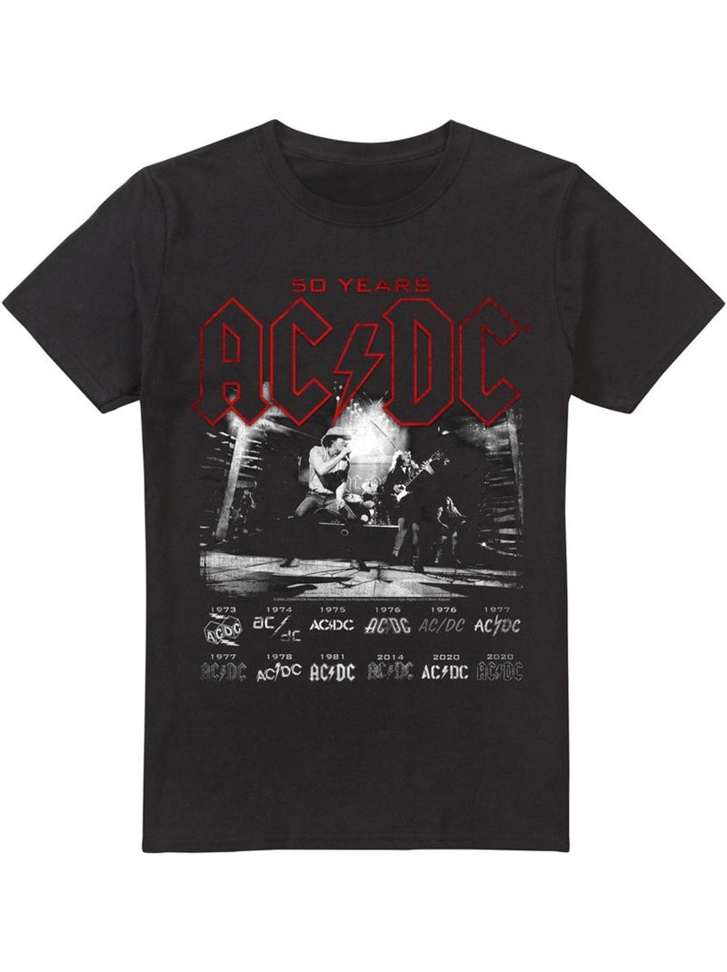 T-shirt - ac/dc Noir - Kiabi