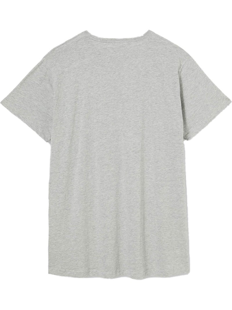T-shirt - build your brand Gris chiné - Kiabi