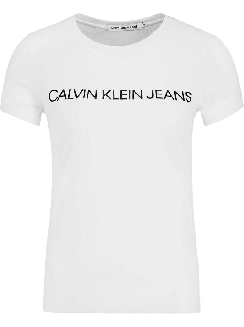 T-shirt - calvin klein Blanc - Kiabi