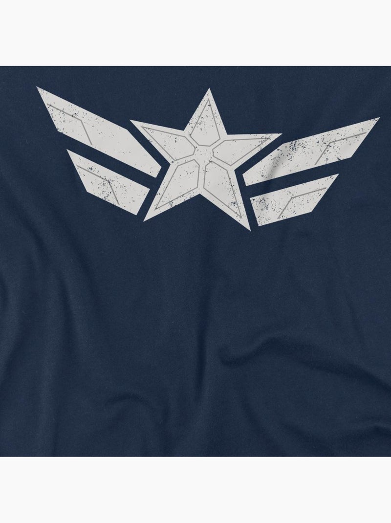 T-shirt - capitaine amérique: rebelle new world Bleu marine - Kiabi