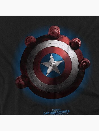 T-shirt - capitaine amérique: rebelle new world