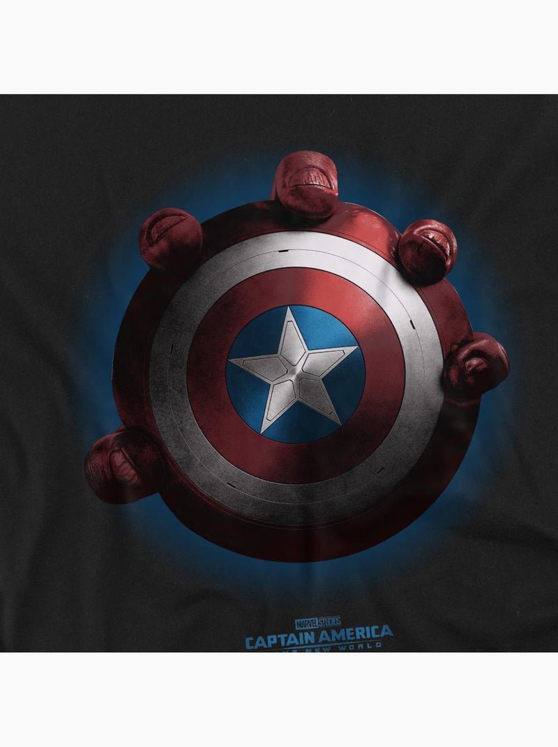 T-shirt - capitaine amérique: rebelle new world Noir - Kiabi