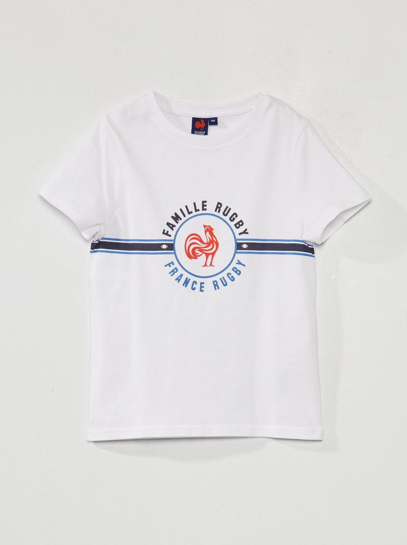 T-shirt - Collection France Rugby Blanc - Kiabi