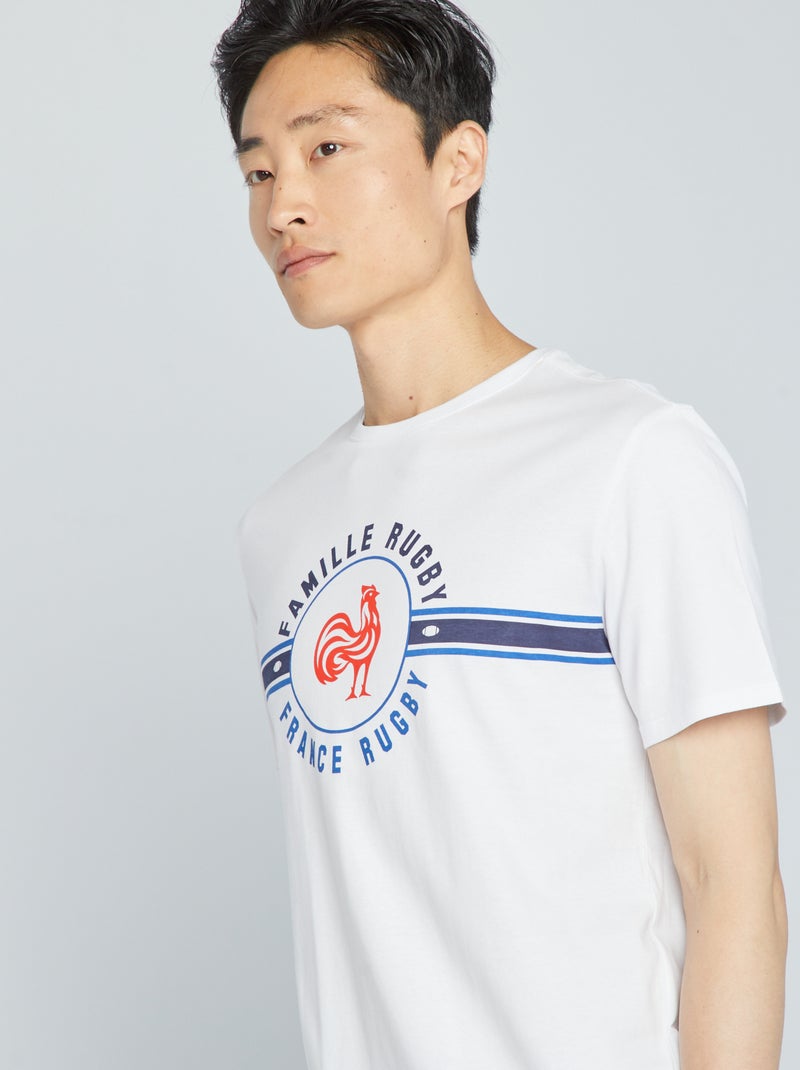 T-shirt - Collection France Rugby blanc - Kiabi