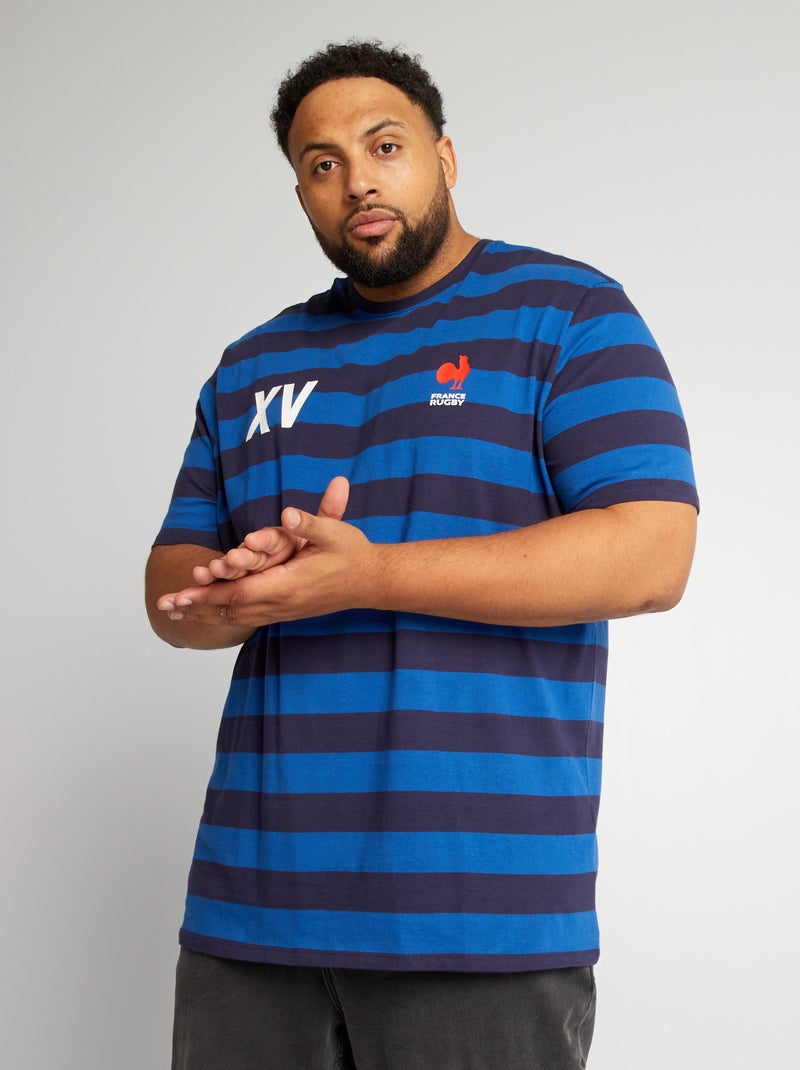 T-shirt - Collection France Rugby Bleu - Kiabi