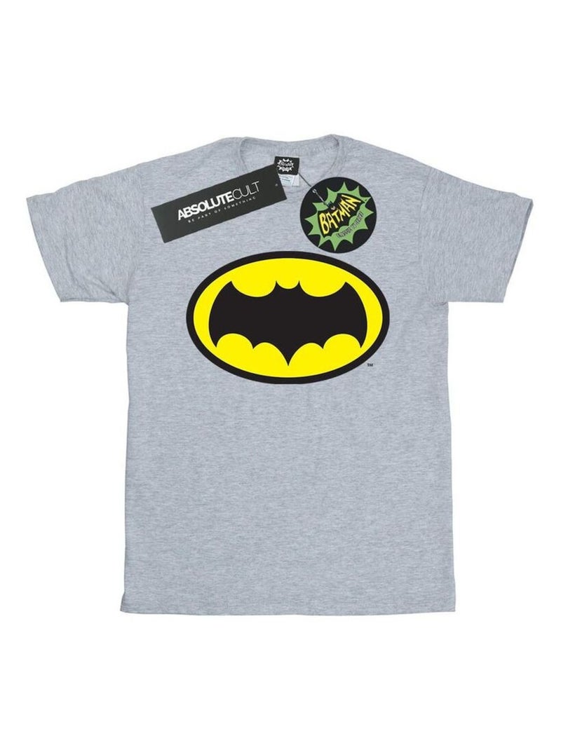 T-shirt - dc comics Gris chiné - Kiabi
