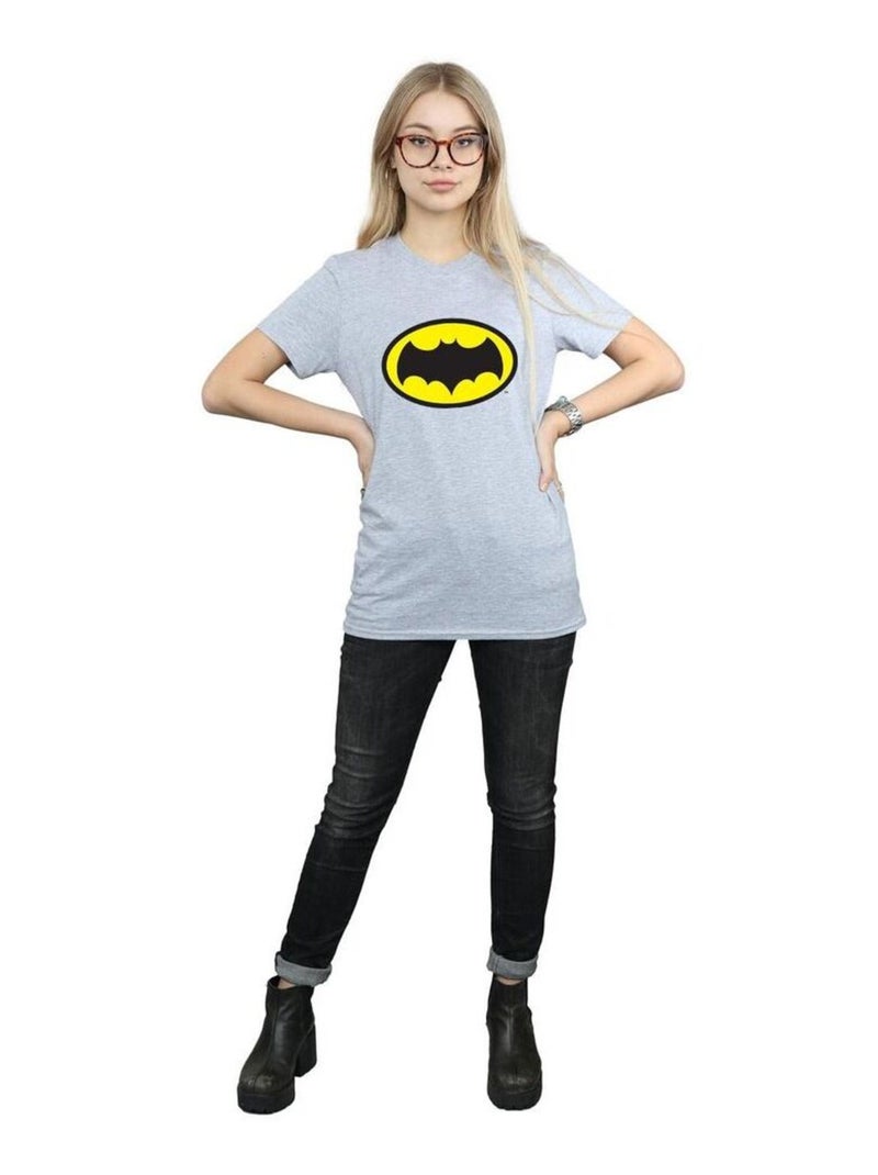 T-shirt - dc comics Gris chiné - Kiabi