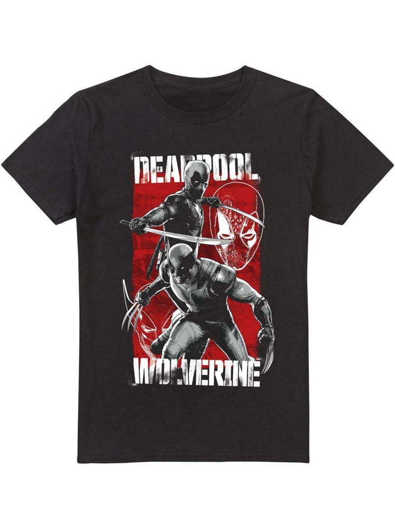 T-shirt - deadpool et wolverine Noir - Kiabi
