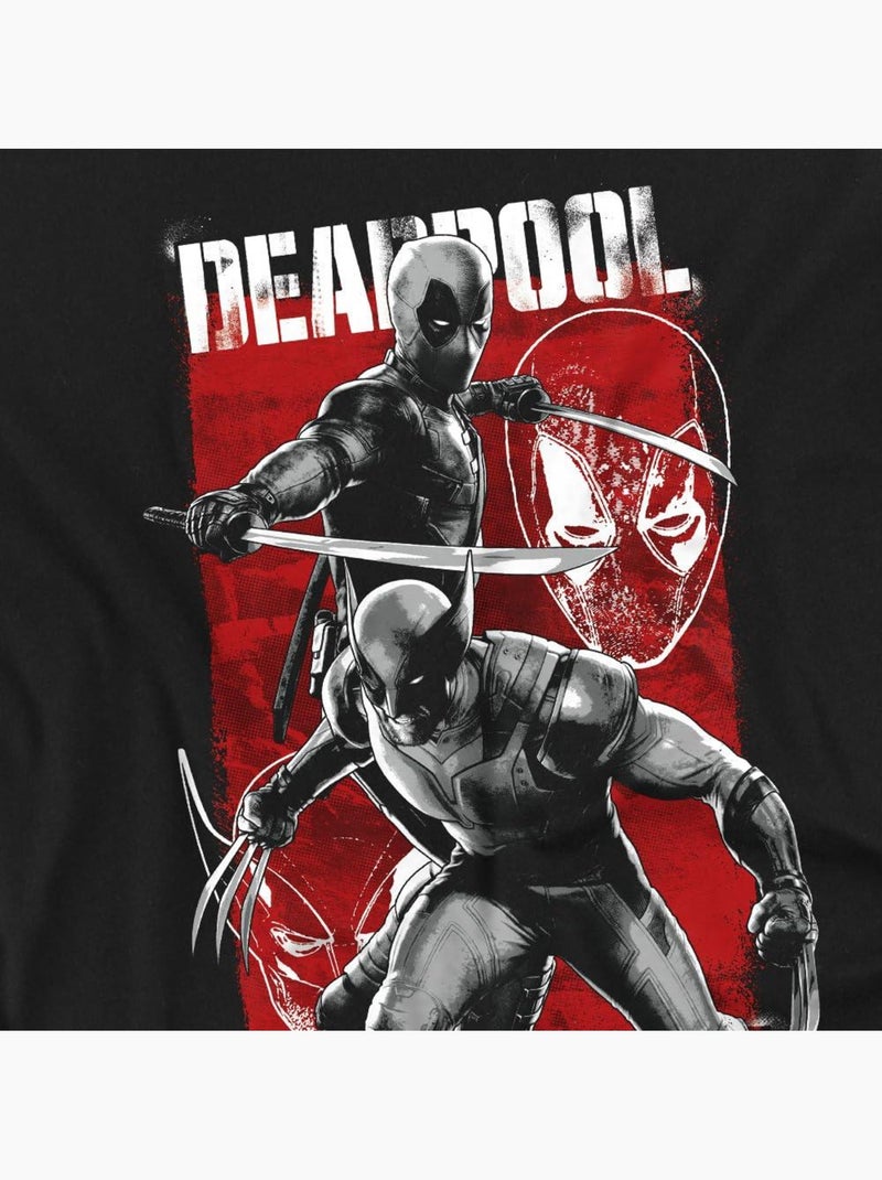 T-shirt - deadpool et wolverine Noir - Kiabi