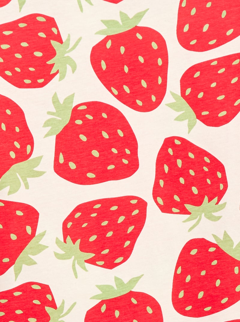 T-shirt - Grafik Edition Rouge - Kiabi