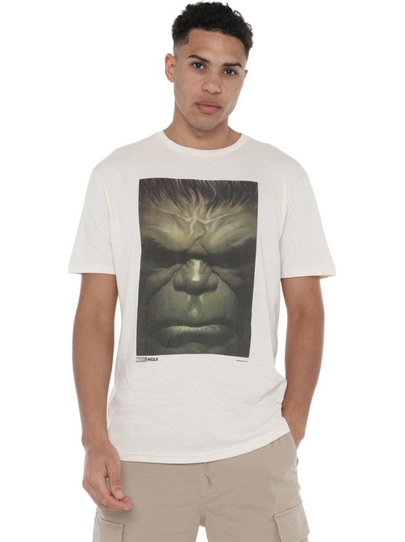 T-shirt - hulk (hulk) Blanc Beige - Kiabi