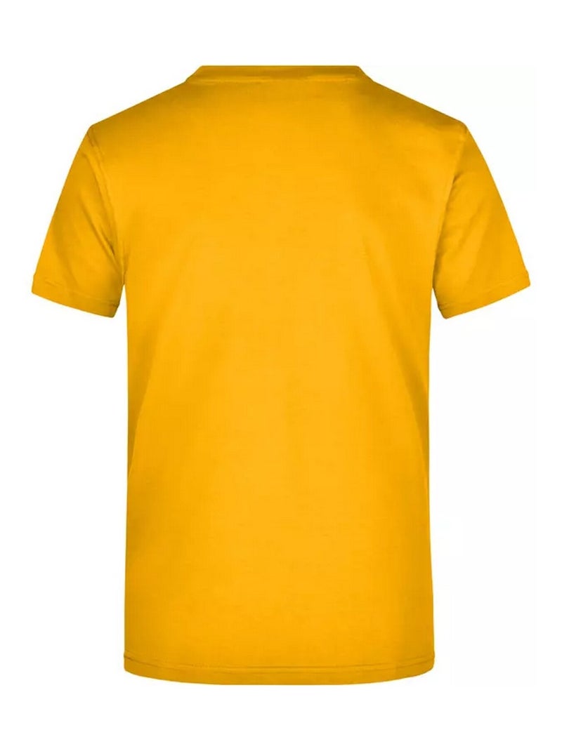 T-shirt - james and nicholson Jaune or - Kiabi