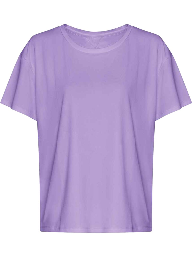 T-shirt - just cool Mauve lilas - Kiabi